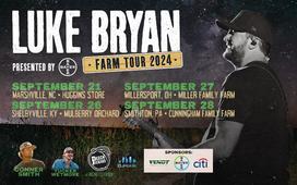 Luke Bryan Farm Tour - Marshville, NC - VIP
